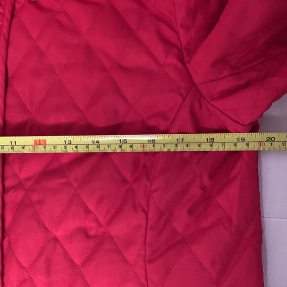 Kim Rogers Quilted Coat Jacket Snap Front Closure Size S - Picture 4 of 11